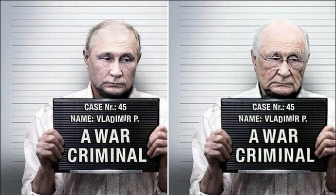 poutine criminel de geurre