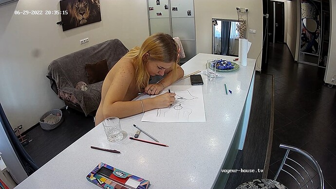 She is an artist too