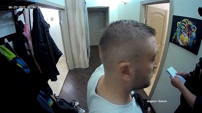 officer enters