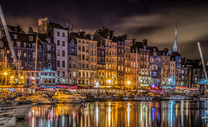 Honfleur by night - Calvados - France