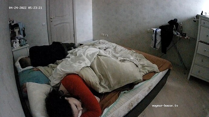 Indira in bed