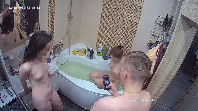 Indira_shower_211213_evening_Troy_Savannah_@_M&H_bathroom_naked_standing_together_tub_stiff_nipples_realm18-cam111-1660264872