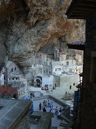 The 'backyard' of Sumela