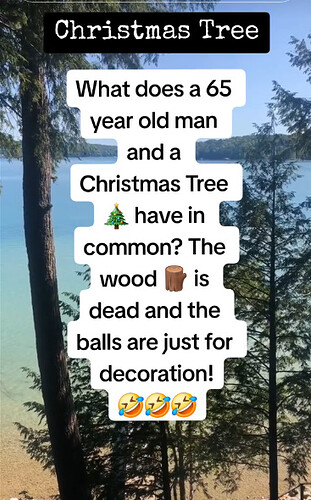 christmas tree joke