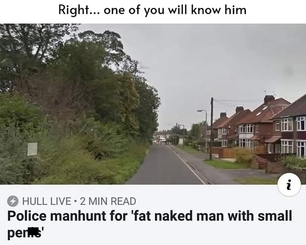 Fat Naked Man