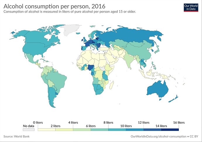 Max Roser sur X  Compare this with our global map httpst.coimjNKbDGU8 Back in 2003 Russian adults consumed on average 20.4 litres