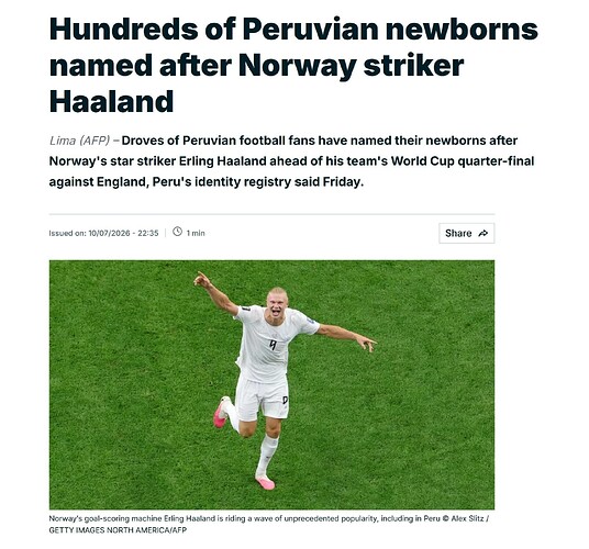 HAALAND BABIES