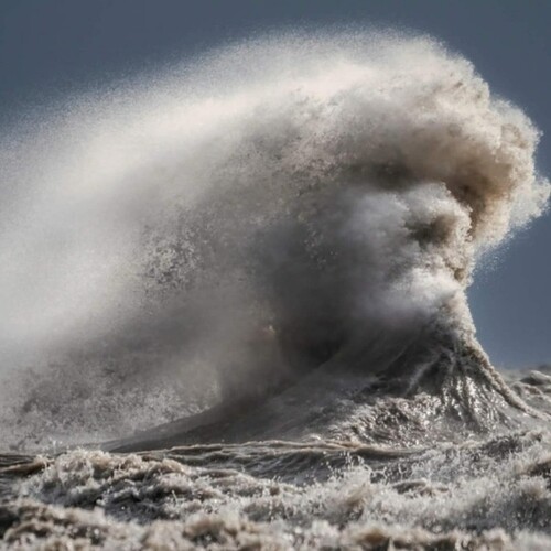 Ontario photographer Cody Evans, took roughly 10,000 photographs during the lake-effect storm on Nov. 19, 2022 on Lake Erie. One of them was particularly striking and he called it, Poseidon’s Wrath