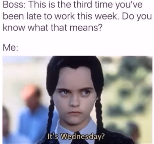 Wednesday