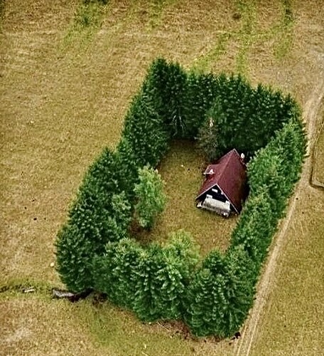This house is the definition of middle of nowhere. Good luck ordering pizza