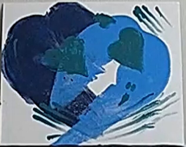 Pussasso painting normal vision