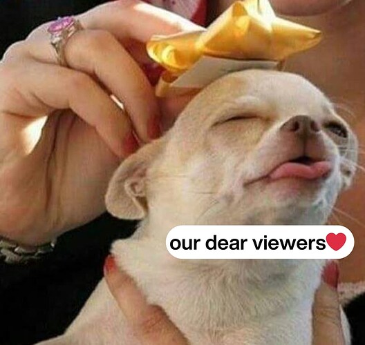 our dear viewers