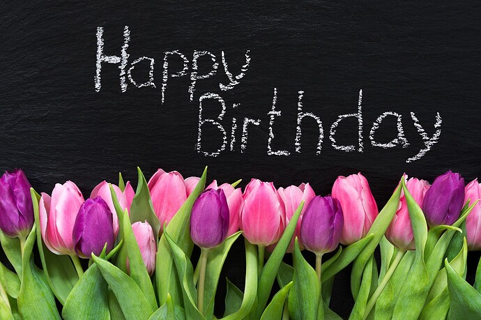 Happy bithday Tulpen