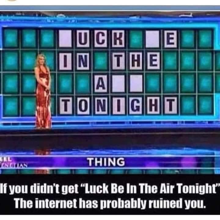 luck be in the air