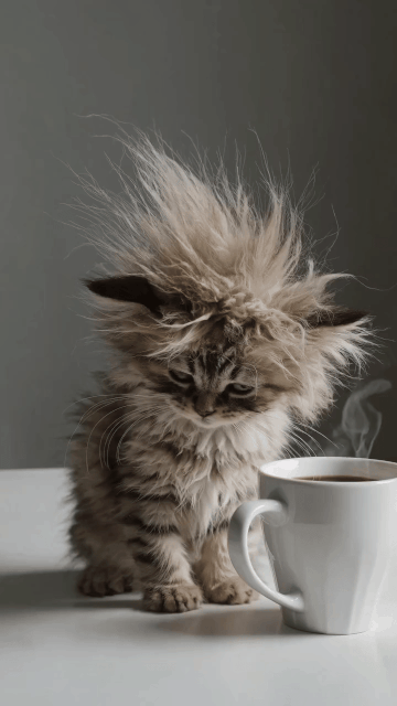 cat out of bed